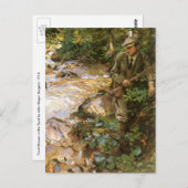 Carte Postale Trout Stream in the Tyrol by John Singer Sargent (Devant / Derrière)