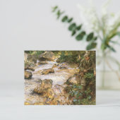 Carte Postale Trout Stream in the Tyrol par John Singer Sargent (Debout devant)