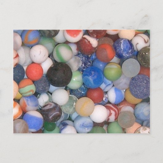 Carte Postale Trouvé au Beach Marbles (Devant)