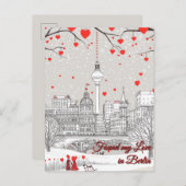 Carte Postale Trouvé mon amour à Berlin Saint Valentin (Devant / Derrière)
