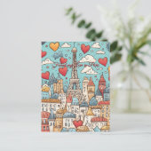 Carte Postale Trouvé mon amour à Paris France Saint Valentin (Debout devant)