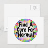 Carte Postale Trouver Un Traitement Normal (Devant / Derrière)