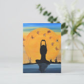 Carte Postale Trouver votre zen (Debout devant)