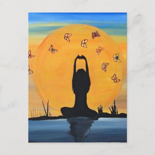 Carte Postale Trouver votre zen (Devant)