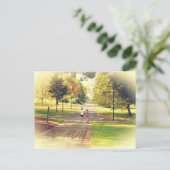 Carte Postale Trouvez-vous, Allez Courir aux Jardins Fitzroy à M (Debout devant)