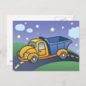 Carte Postale Truck Kids Art (Devant / Derrière)