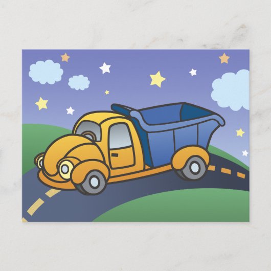 Carte Postale Truck Kids Art (Devant)