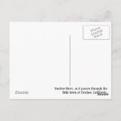 Carte Postale Truckee (Dos)