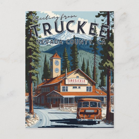 Carte Postale Truckee, CA (Devant)