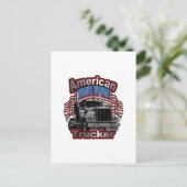 Carte Postale Trucker américain (Debout devant)