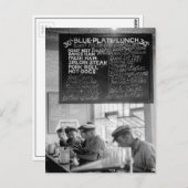 Carte Postale Trucker's Cafe, 1940 (Devant / Derrière)