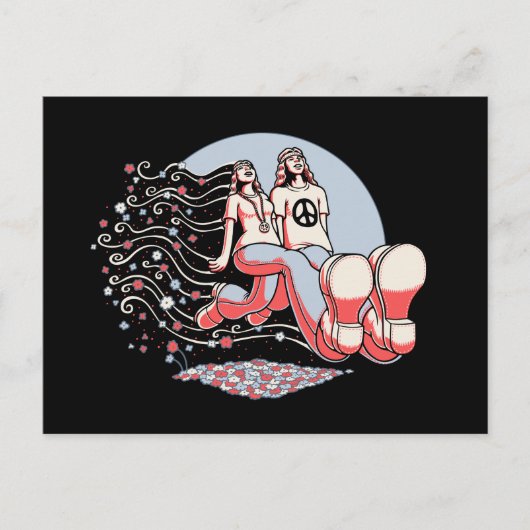 Carte Postale Truckin pour les couples (Devant)