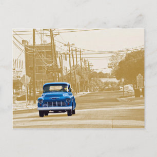 Carte Postale Trucking dans le centre-ville de Georgetown, Texas