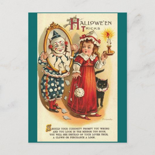 Carte Postale Trucs d'Halloween (Devant)
