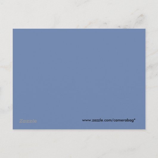 Carte postale True blue Open House (Dos)