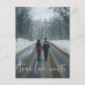 Carte Postale True Love Attend Mariage Postponed Change Postcard (Devant)