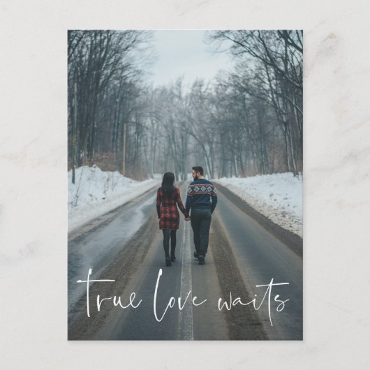 Carte Postale True Love Attend Mariage Postponed Change Postcard (Devant)