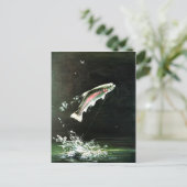 Carte Postale Truite arc-en-ciel (Debout devant)