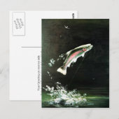 Carte Postale Truite arc-en-ciel (Devant / Derrière)