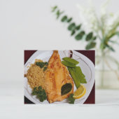 Carte Postale Truite arc-en-ciel délicieuse (Debout devant)