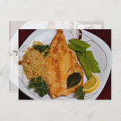 Carte Postale Truite arc-en-ciel délicieuse (Devant / Derrière)