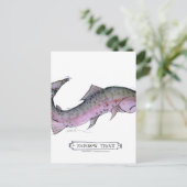 Carte Postale Truite arc-en-ciel, tonus fernandes (Debout devant)