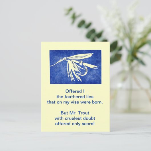 Carte postale Truite brute (Debout devant)