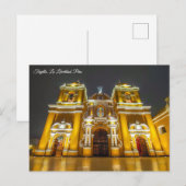 Carte Postale Trujillo, Cathédrale du Pérou (Devant / Derrière)