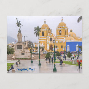 Carte Postale Trujillo, Pérou, Plaza Mayor de Trujillo