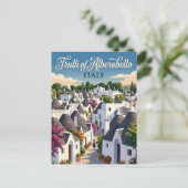 Carte Postale Trulli d'Alberobello Italie (Debout devant)