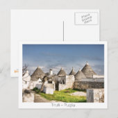Carte Postale Trulli - la Puglia (Devant / Derrière)