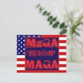 CARTE POSTALE TRUMP (Debout devant)