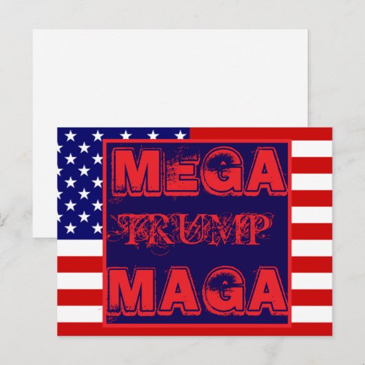 CARTE POSTALE TRUMP (Devant / Derrière)