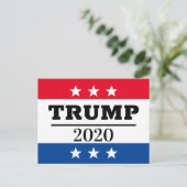 CARTE POSTALE TRUMP 2020 (Debout devant)
