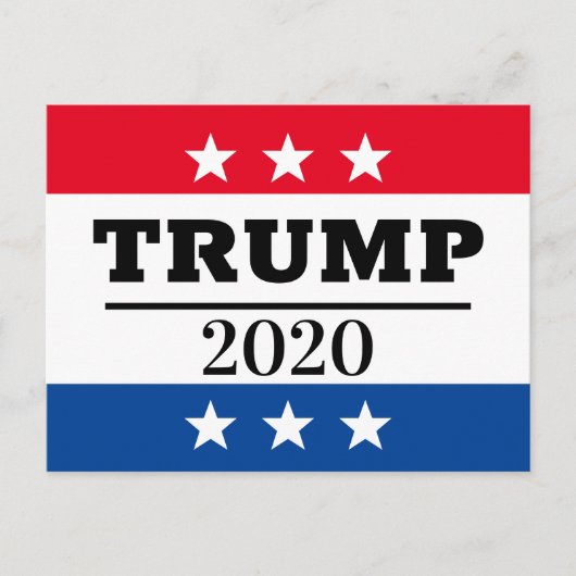 CARTE POSTALE TRUMP 2020 (Devant)