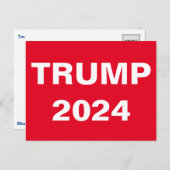 Carte postale TRUMP 2024 (Devant / Derrière)