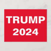 Carte postale TRUMP 2024 (Devant)