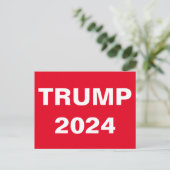 Carte postale TRUMP 2024 (Debout devant)