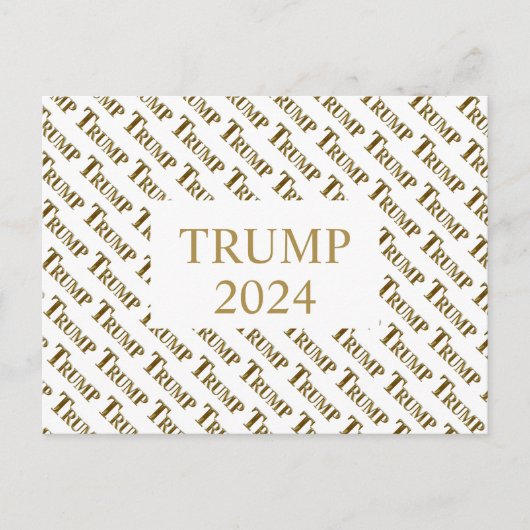CARTE POSTALE TRUMP 2024 (Devant)