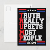 Carte Postale Trump 2024 (Devant / Derrière)