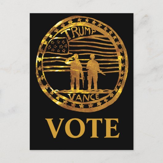 CARTE POSTALE TRUMP 2024 (Devant)