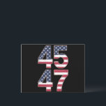 Carte Postale Trump 2024 45 47<br><div class="desc">Trump 2024 45 47</div>