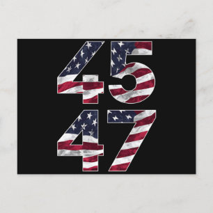 Carte Postale Trump 2024 45 47 États-Unis Vintages