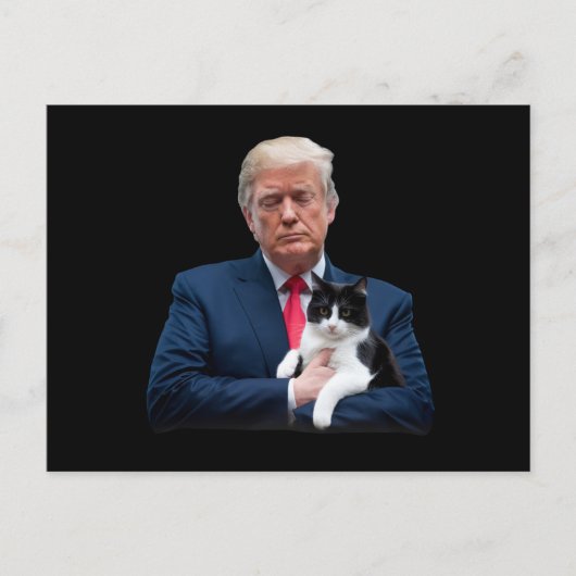 Carte Postale Trump 2024 Cat MAGA Funny Trump Cat (Devant)