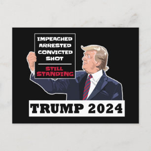 Carte Postale Trump 2024 Toujours Président Élection USA