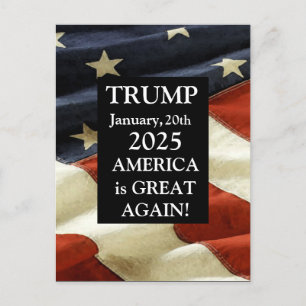CARTE POSTALE TRUMP 2025