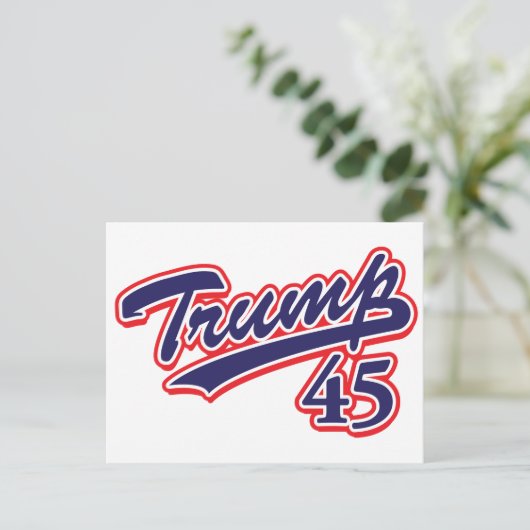 Carte Postale Trump 45 ! (Debout devant)