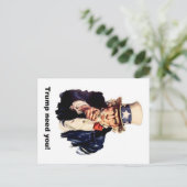 Carte Postale trump a besoin de vous (Debout devant)