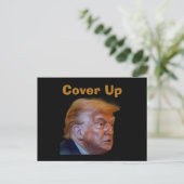 Carte Postale Trump/Cover Up Postcard (Debout devant)