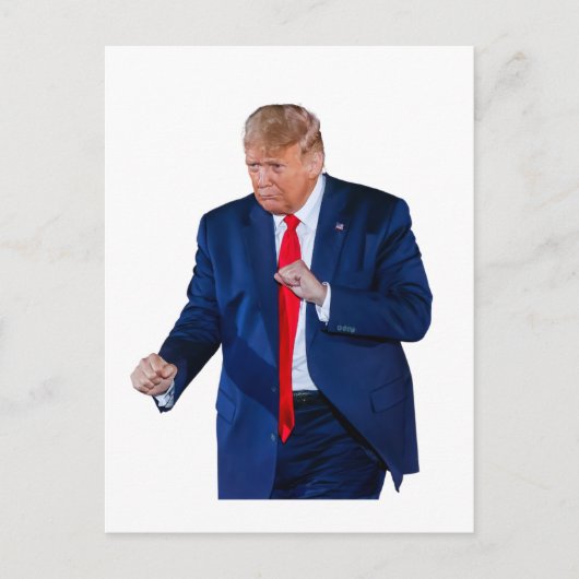 Carte Postale Trump Dance Funny (Devant)